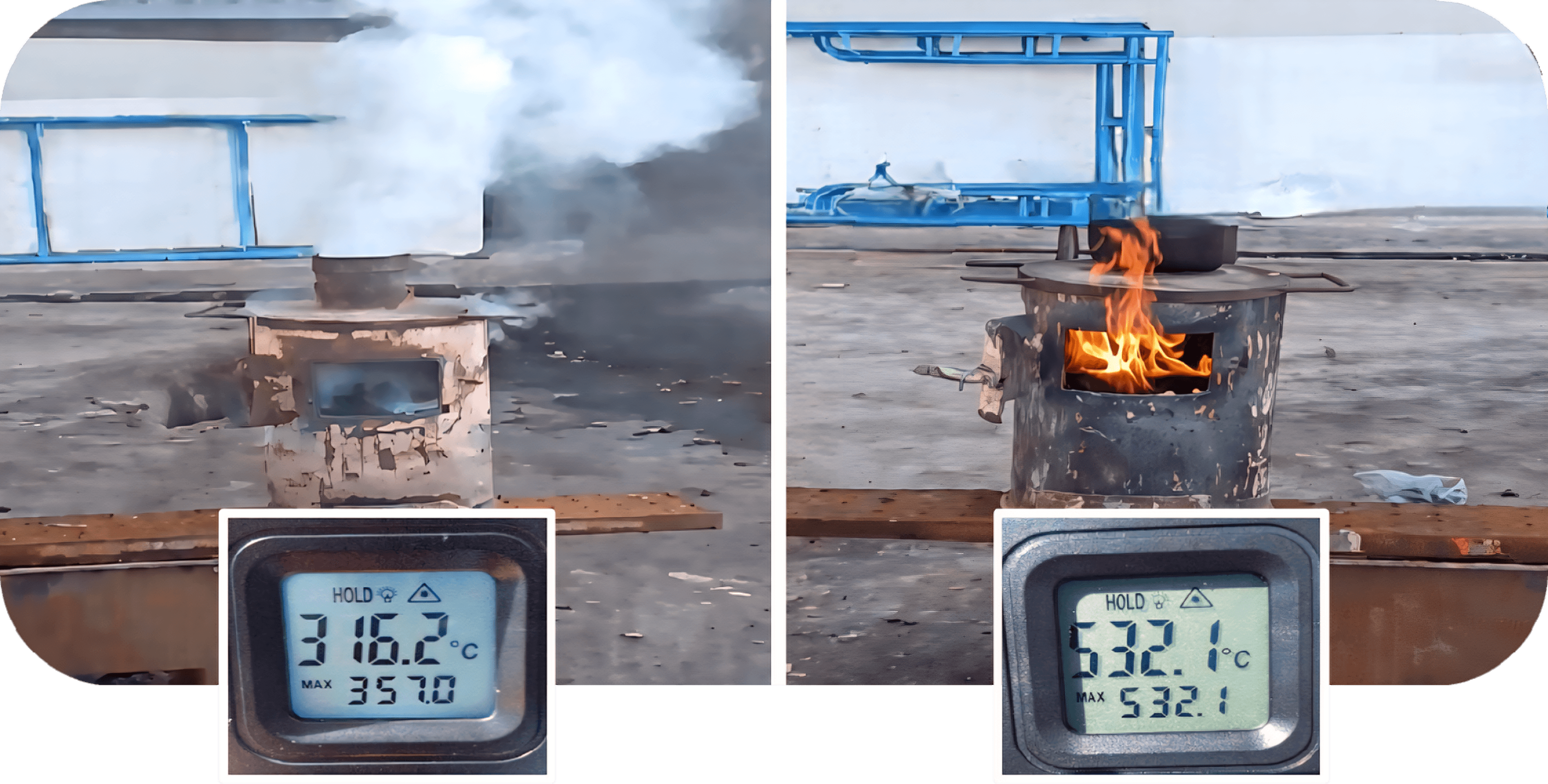 화염 온도 상승